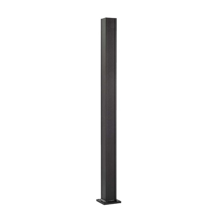Keylink Aluminum Post Textured Black / 38" Keylink 2-1/2" Surface Mount Aluminum Deck Post