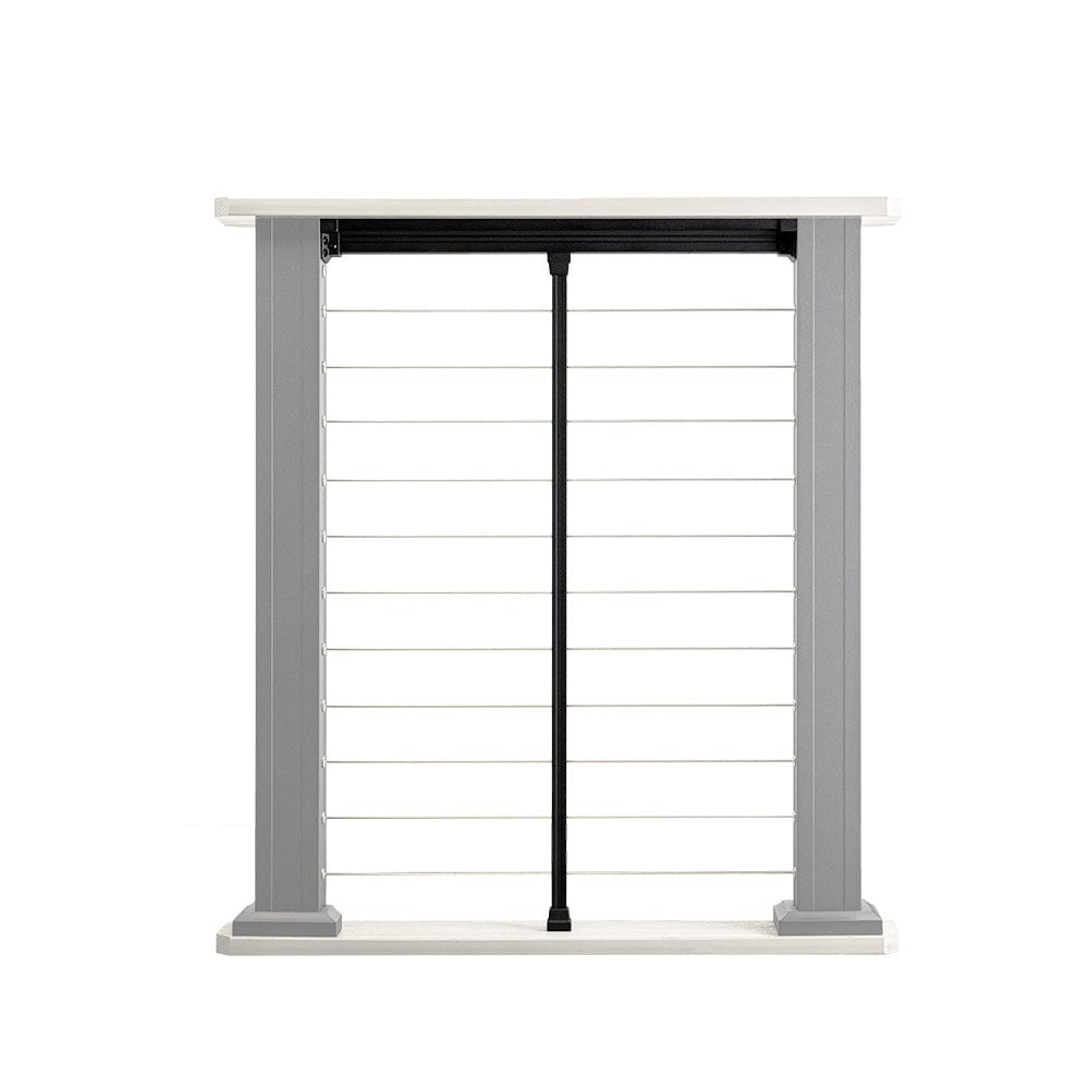 Keylink Horizontal Cable Top Rail - Fascia Mount Top Rail Kit for Keylink Chesapeake Series Horizontal Cable Fascia Mount Railing