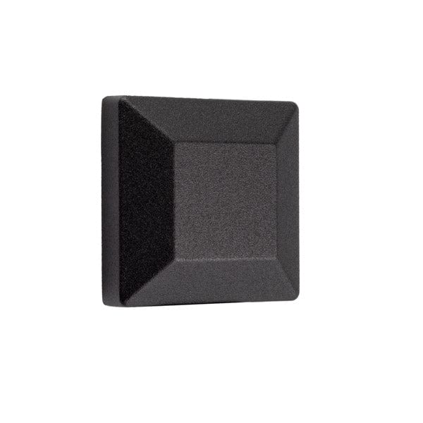 Keylink Post Cap Textured Black / 2-1/2" Keylink Flat Post Cap