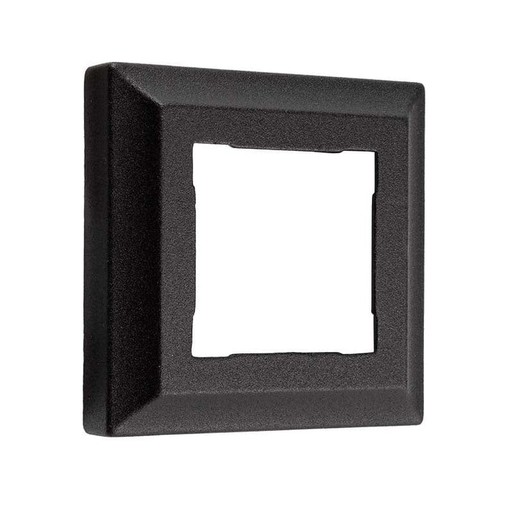 Keylink Post Trim Textured Black / 2-1/2" Keylink Aluminum One Piece Post Trim